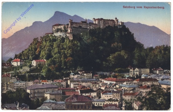 Salzburg, vom Kapuzinerberg