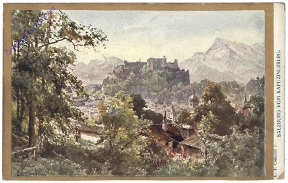 Salzburg, vom Kapuzinerberg