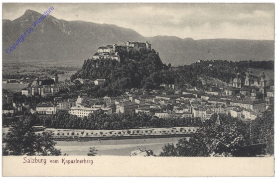 Salzburg, vom Kapuzinerberg