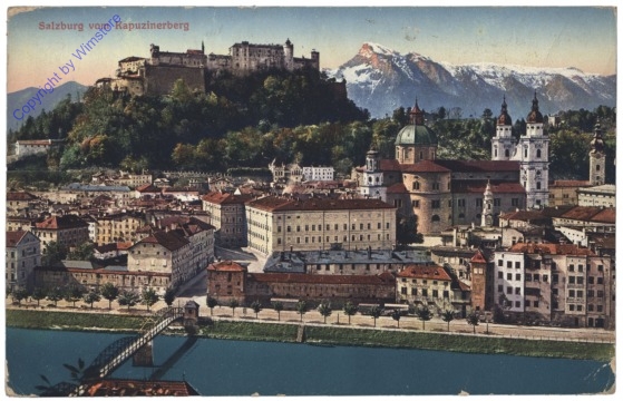 Salzburg, vom Kapuzinerberg