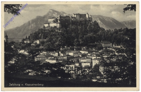 Salzburg, vom Kapuzinerberg