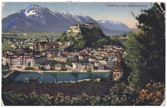 Salzburg, vom Kapuzinerberg