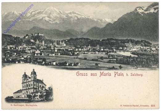 Salzburg, Gruss aus Maria Plain