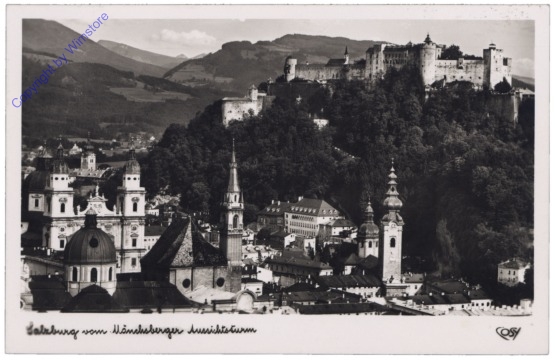 ak120244 Salzburg, vom Mönchsberger Aussichtsturm