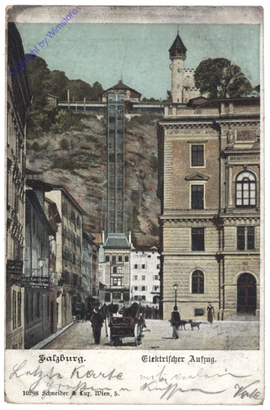 Salzburg, Elektr. Aufzug