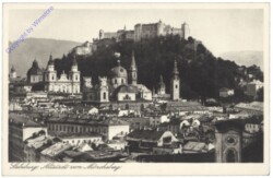 Salzburg, Altstadt vom Mönchsberg