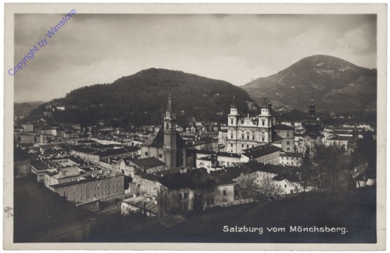 ak120251 Salzburg, vom Mönchsberg