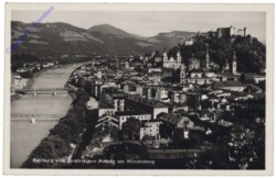 Salzburg, vom elektr. Aufzug am Mönchsberg