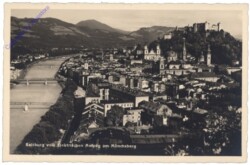 Salzburg, vom elektr. Aufzug am Mönchsberg