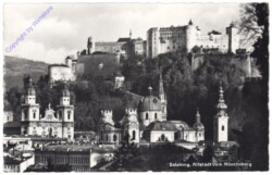 Salzburg, Altstadt vom Mönchsberg
