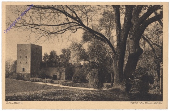 Salzburg,Partie vom Mönchsberg