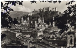 Salzburg, Altstadt vom Mönchsberg