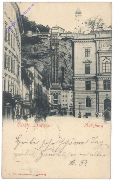 Salzburg, Elektr. Aufzug