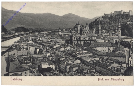 Salzburg, Blick vom Mönchsberg