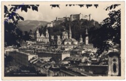 Salzburg, Altstadt vom Mönchsberg