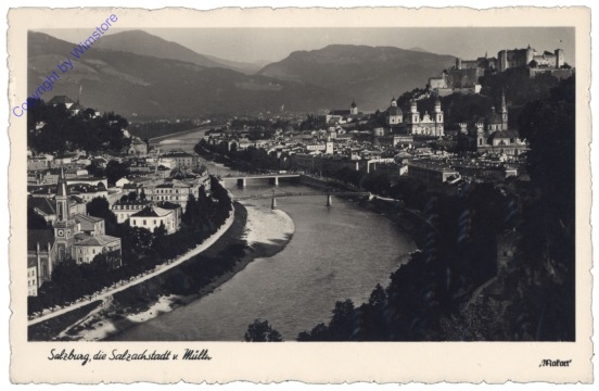 Salzburg,die Salzachstadt von Mülln