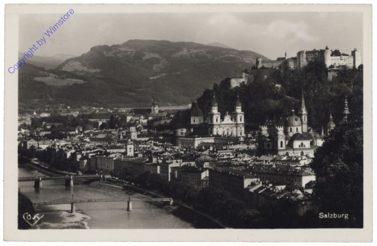 ak120298 Salzburg, Stadtpanorama von Mülln