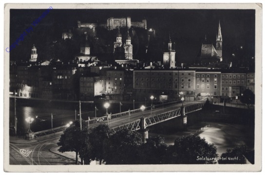 Salzburg, bei Nacht