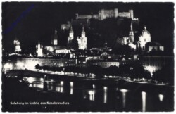 Salzburg, im Lichte des Scheinwerfers