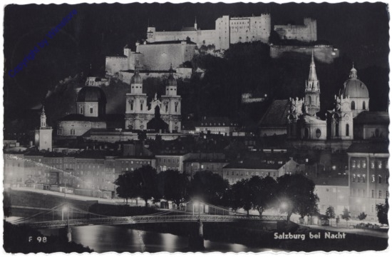 Salzburg, bei Nacht