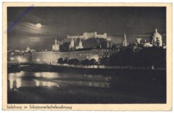 Salzburg, in Scheinwerferbeleuchtung