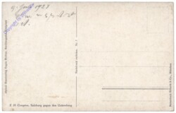 Salzburg, gegen den Untersberg