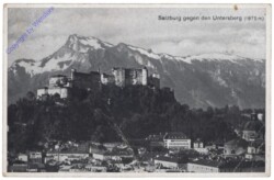 Salzburg, gegen den Untersberg