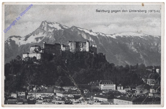 Salzburg, gegen den Untersberg