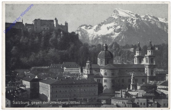 Salzburg, gegen den Untersberg