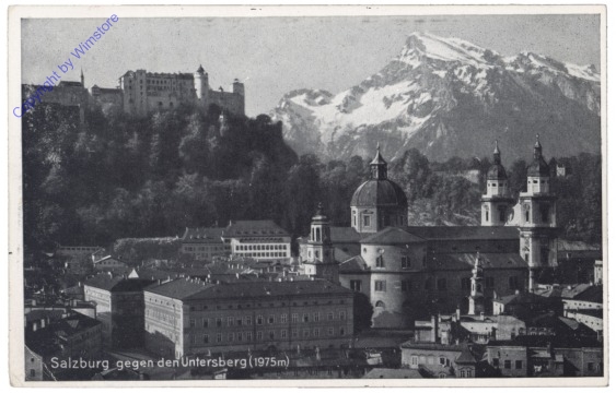 Salzburg, gegen den  Untersberg