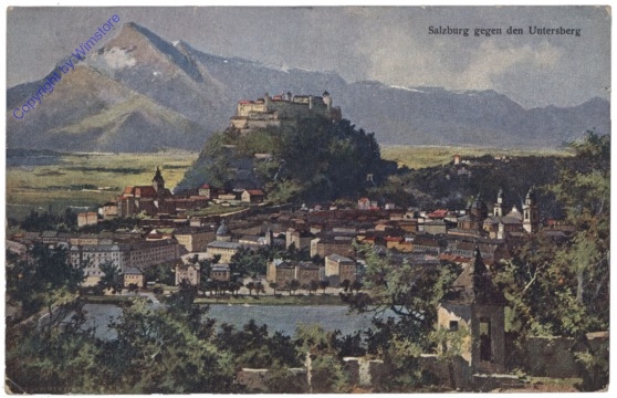 Salzburg, gegen den  Untersberg