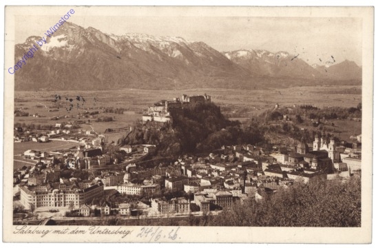 Salzburg, mit dem Untersberg