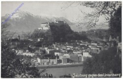 Salzburg, gegen den Untersberg