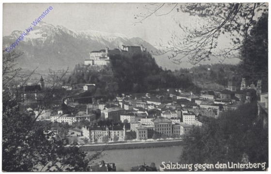 Salzburg, gegen den Untersberg