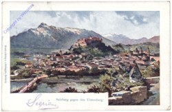 Salzburg,gegen den Untersberg
