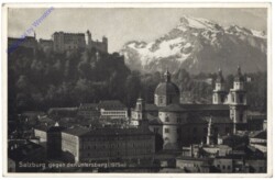 Salzburg, gegen den Untersberg