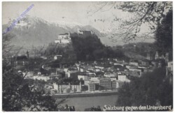 Salzburg, gegen den Untersberg