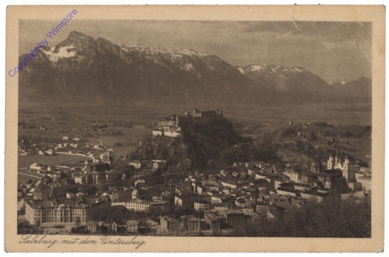 Salzburg, mit dem Untersberg