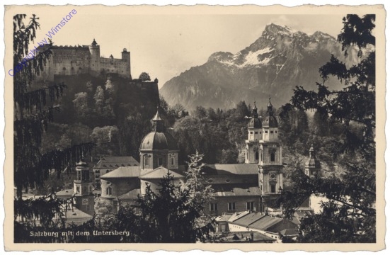 Salzburg, mit dem Untersberg