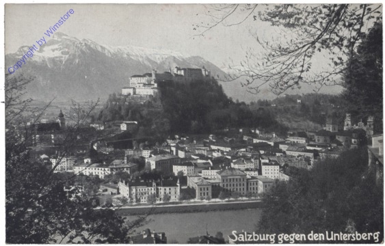 Salzburg, gegen den Untersberg