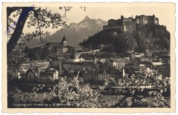 Salzburg, mit Nonnberg g.d. Untersberg