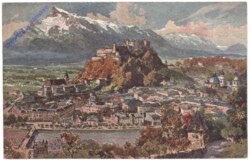 Salzburg, gegen den Untersberg