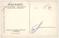 Salzburg, gegen den Untersberg