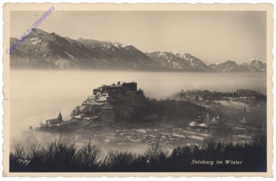 Salzburg, im Winter