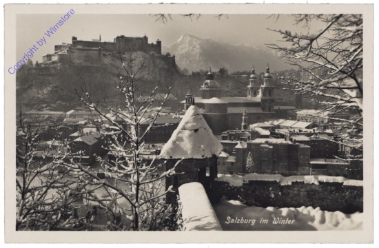 Salzburg, im Winter