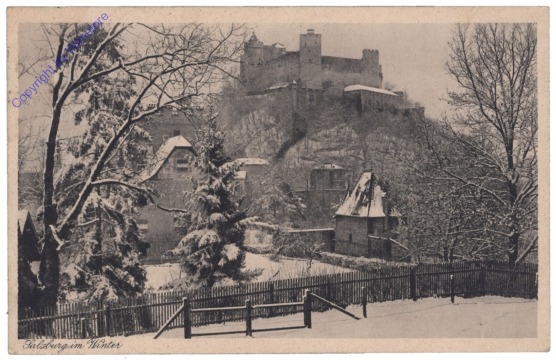 Salzburg, im Winter