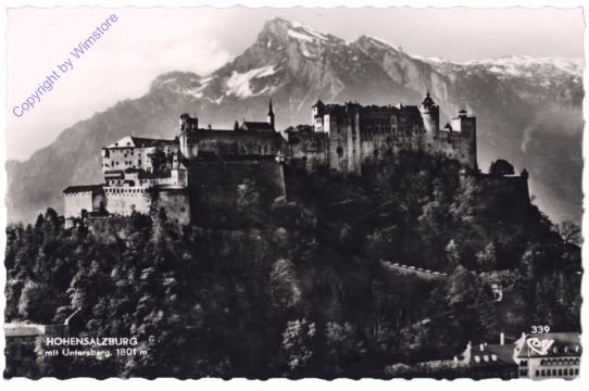 Salzburg, Hohensalzburg mit Untersberg