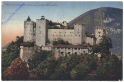 Salzburg, Hohensalzburg und Gaisberg von der Richterhöhe