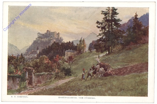 ak120476 Salzburg, Hohensalzburg vom Fürberg