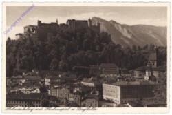 Salzburg, Hohensalzburg mit Glockenspiel und Stieglkeller